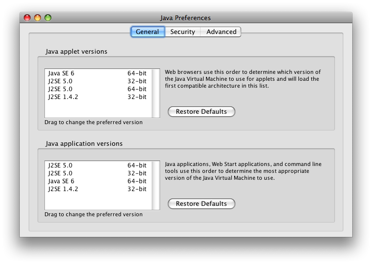 java se 6 runtime for mac